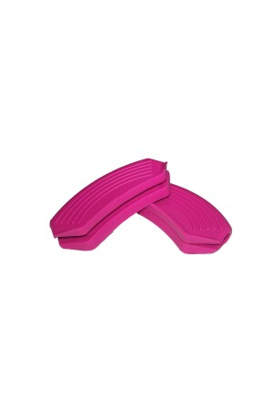 MNZ-Silicone Pot Pan Holder مضاد للنيران مجموعة من الملاعب غير العصبة 9x4 سم الوردي (1 مجموعة تتكون من 2 قطع) - Sg Design