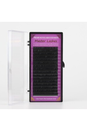 MNZ-Silk Lash 0.07 D القشرة 13 مم طول - Master Lashes