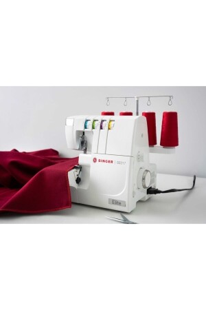MNZ-SINGER Se017 آلة إغلاق النخبة البيضاء - SINGER