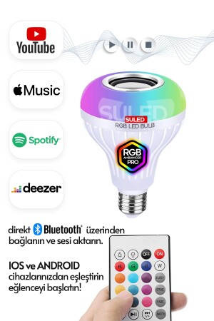 MNZ-SL-1015 مكبر Bluetooth ومراقب المصابيح عن بعد - Suled