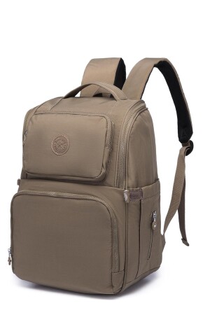 MNZ-Smbyb3000-0007A. حقيبة ظهر رعاية الأطفال البني للمرأة - Smart Bags