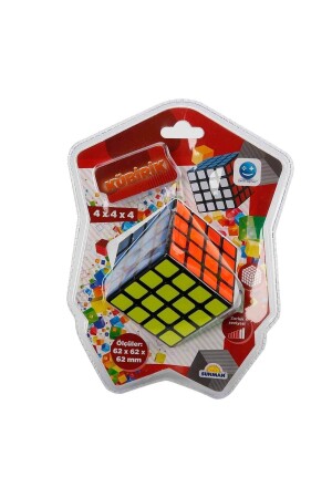 ألعاب (MNZ-Smile Games) مكعب 4x4x4 روبيك عقول وذكاء مكعب اللعبة (SUN-318) - Sunman