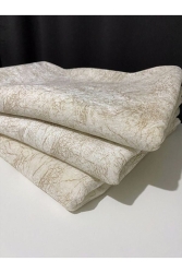 MNZ-Sofa Sofa Bed Cover Cream Vein نمط ضد الانزلاق القاعدة الإسفنج العلوي الأنسجة السلمونة - Favoriteks