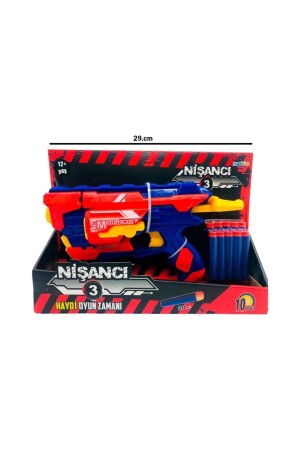 MNZ-Soft Sponge Foam Bullet إطلاق النار نيرف مطلق النار نيرف بندقية بندقية cd3214ns - Prestij Oyuncak