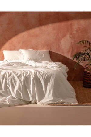 MNZ-Sona King Size Taceled Duvet Cover Set NT0000000143-8682116902168 - Madame Coco