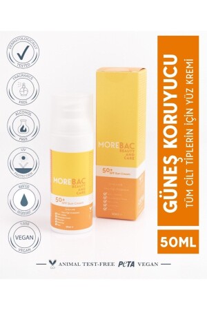 MNZ-SPF 50+ كريم شمسي 50 مل كريم شمسي وجهي 8684172601030 - MOREBAC