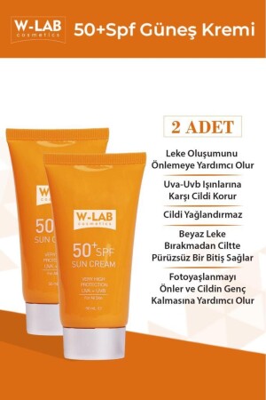 MNZ-SPF50 واقي شمسي مجموعة 2 - W-Lab Kozmetik