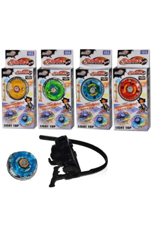 مجموعة من أدوات MNZ-Spinning Top Set في Light Box Beyblade Game Set في ألوان مختلفة 4 قطع BYB4LU - Genel Markalar
