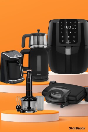MNZ-Starblack 21 قطعة طازجة الجو حارة طازجة الجو الالكترونية المفيدة حزمة الزفاف المطبخ المعدة المعدة المعدة - GoldMaster