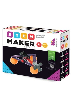 MNZ-Stem - صانع مجموعة إلكترونية مستوى-1 5+ عمر 1+ لاعب (مواد إلكترونية فقط) STEMMAKERLVL1 - Zet Zeka