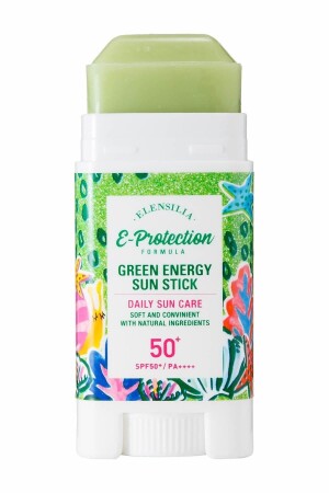 علبة واقية شمسية من MNZ-Stick يمكن تطبيقها على مكياج SPF 50+ Pa++++ علبة شمسية طاقة خضراء - Elensilia