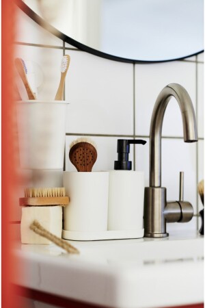 مجموعة حمام MNZ-Storavan - بيضاء - Ikea