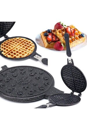 MNZ-Stove Top Granite Waffle Machine NKS-17 - TAŞHAN