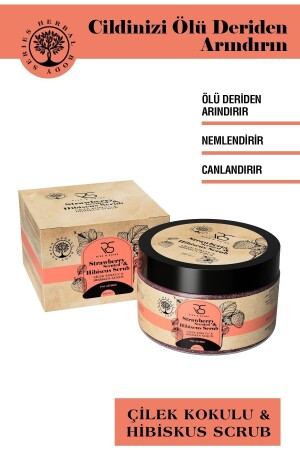 MNZ-Strawberry & Hibiscus Scrub - 250 مل - Rise And Shine