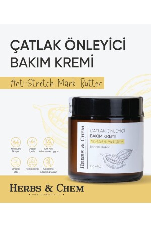مادة منقذة المصابين بالانتشار (MNZ-Stretch Mark Prevention) كريم الرعاية الطبيعية لترقية المصابين بالانتشار - HERBS & CHEM