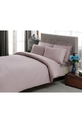 MNZ-Stripe Premium Basic King Size Duvet Cover Set ليلك 60234208 - Taç