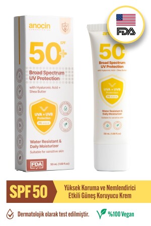 كريم الشمس من MNZ-Sun Cream Protection SPF 50 مرطوب فعالة كريم الشمس من الأسلحة العريضة - anocin