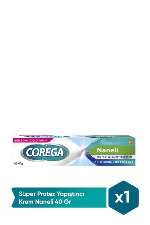 MNZ-Super Denture Adhesive Cream Mint 40gr - Corega