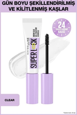MNZ-Super Lock شواذ الجلد الغراء شواجب العين إصلاح ماسكارة - Maybelline New York