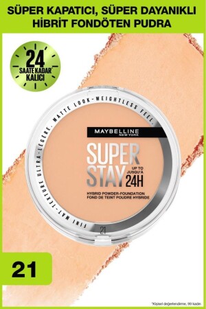 مؤسسة MNZ-Superstay الهجينة - مسحوق - 21 - Maybelline New York