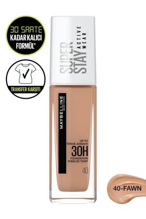 (MNZ-Superstay) - ارتداء نشط 30 ساعة مؤسسة 40 فاون كانيل - Maybelline New York
