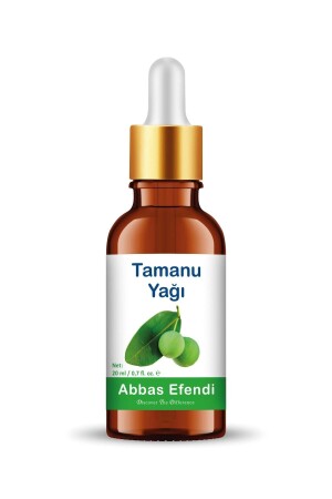 زيت MNZ-Tamanu 20 مل (قنينة زجاجية وعصا زجاجية مقاسة) - Abbas Efendi