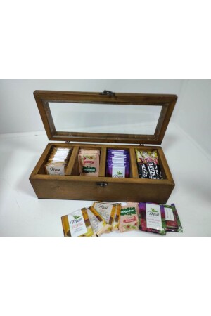صندوق أكياس الشاي MNZ-Tea Teabix - woodretro