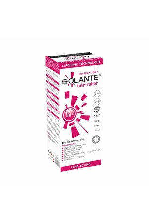 MNZ-Tele-rubor Lotion Spf50 150 مل - Solante