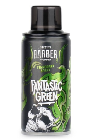 MNZ-Temporary Colored Hair Spray Green 150 مل BCS-150-GRE - Barber Marmara