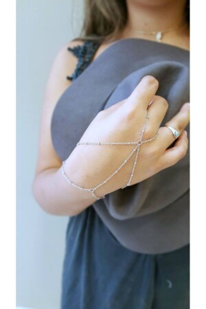 سلاسل MNZ-Thin Silver Color Shahmaran - سوار نسائي - Takıconcept