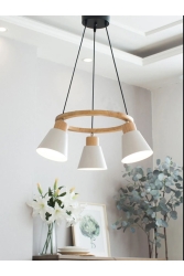MNZ-Thrimatic Nordic Chandelier - 3 قطع خشب2 - SimaAvize