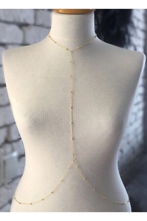 MNZ-Top التفاصيل الذهبية الملحقات الجسم - Meraklı Accessorize