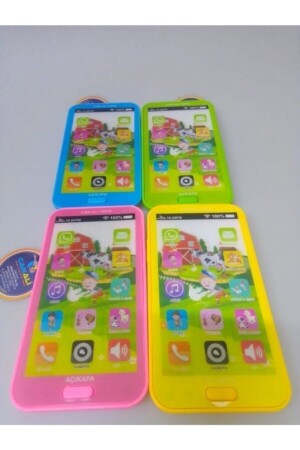 الهاتف المحمول من جهاز MNZ-Toy Touchscreen هو منتج خالي من البطارية، قطعة واحدة - Can Ali Toys
