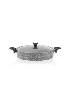 MNZ-Ultra Granite 24 Cm Flat Pot -3465 Vita+Verdetencere24مختصر - Taç