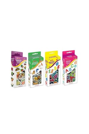 MNZ-Unisex اطفال التعليمية التدريب المغناطيسي مجموعة 4 قطع عمل - Diytoy