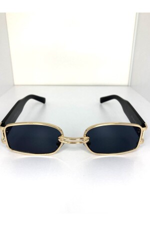 MNZ-Unisex النظارات الشمسية السوداء العصرية الذهبية السوداء - Atlas Accessory
