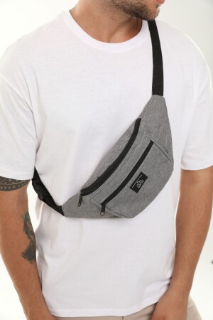 كيس من شكل (MNZ-Unisex Gray 2) كيس شكل (Shoulder and Waist Bag) - D'vers