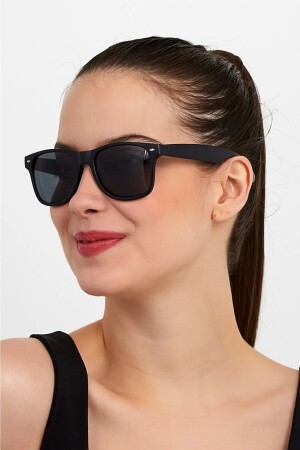 نظارات شمسية سوداء من نوع MNZ-Unisex Matte - Modalucci