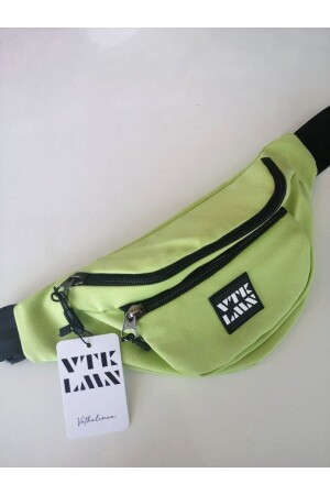 كيس كتف وخصر خضراء من نوع MNZ-Unisex Pistachio VTKLMNDCNT018 - Vatkalimon