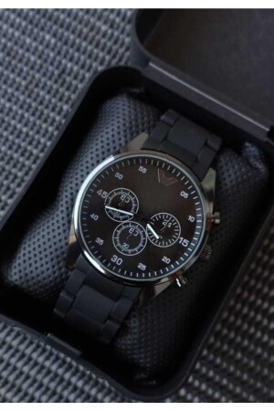 ساعة يد سوداء MNZ-Unisex TYC00540494288 - pullmarkt