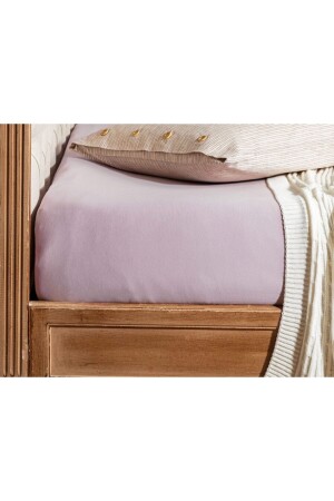 MNZ-Valeria King Size Elastic Combed Cotton Sheet - قشرة خفيفة - Madame Coco