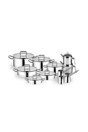 MNZ-Vento Prestige20 Piece مجموعة مثالي 123 الفضة - Aryıldız