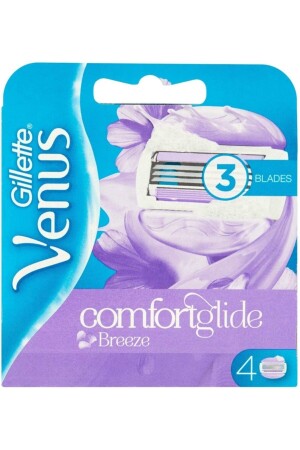 MNZ-Venus Comfortglide Breeze 3 شفرات مع 4 رؤوس احتياطية - Gillette