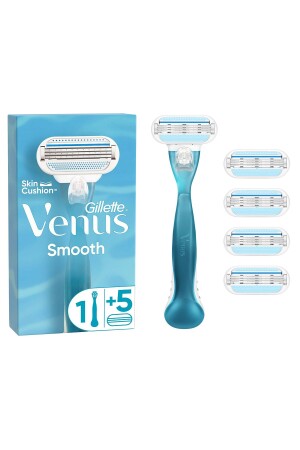 MNZ-Venus Smooth Shaver + 5 رؤوس إضافية - Gillette Venus