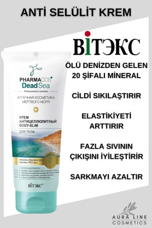 MNZ-Vitex Pharmacos جسم البحر الميت كريم مكافحة السيلوليت 200 مل - Vitex Kozmetik