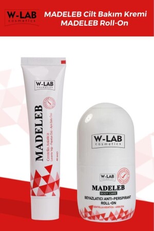 MNZ-W Lab Madeleb Cream + W Lab Roll On Set - W-Lab Kozmetik