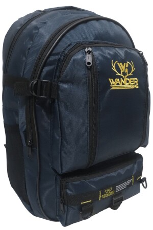 (MNZ-Wander) 50 لتر زرقاء عدة عينات (Hiking-travel-school-mountainer-trekking-camper) حقيبة ظهر (Wander50) - Baggor