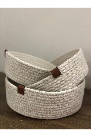 سلة MNZ-Wicker - سلة منظمة متعددة الأغراض مصنوعة يدوياً من 3 قطع - Cosmicline