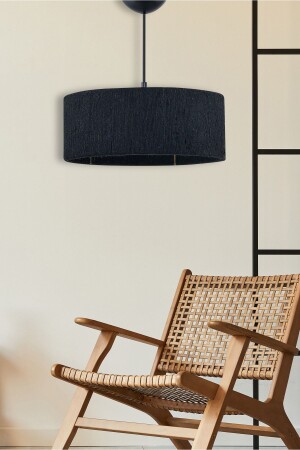 سيلندر من طراز MNZ-Wicker String Cylinder Bohemian Chandelier Black EV-346 - EvLight