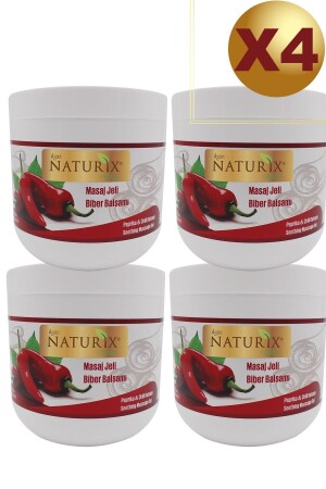 MNZ-X4 مصالح الفلفل الأحمر مضادة للخلايا مضادة لتحديد الجسم 500 مل للكريستين الأحمر - Naturix
